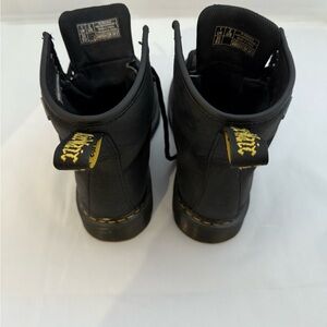 Dr. Martens Black Boots with Yellow Accents